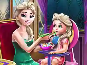 Permainan Ice Queen Toddler Feed secara online