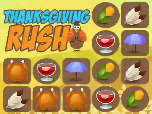 Permainan Thanksgiving Rush secara online
