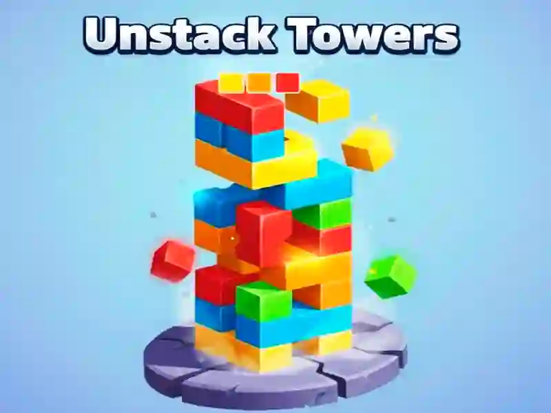 Permainan Unstack Towers secara online