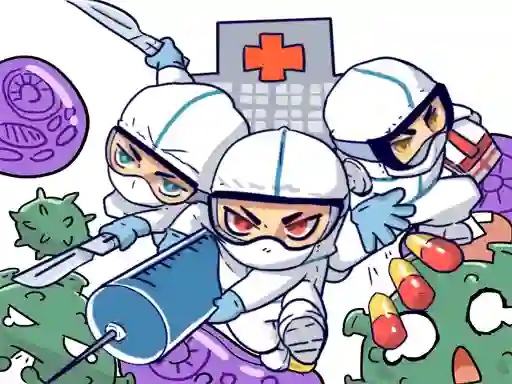 Permainan Against Coronavirus Puzzle secara online