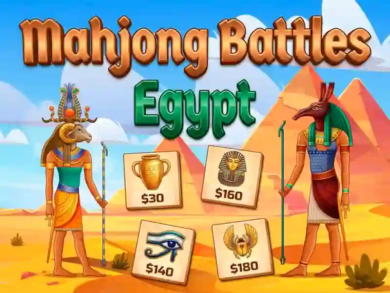 Permainan Mahjong Battles Egypt secara online