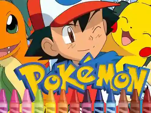 Permainan Pokemon Coloring secara online