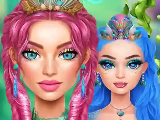 Permainan Mermaidcore Makeup secara online