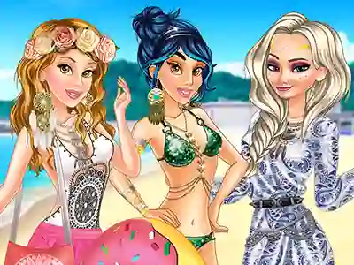 Permainan Princesses Boho Beachwear Obsession secara online