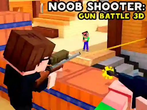 Permainan Noob Shooter: Gun Battle 3D secara online