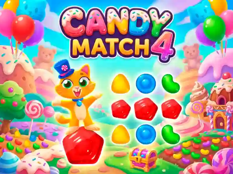 Permainan Candy Match 4 secara online