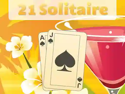 Permainan 21 Solitaire secara online