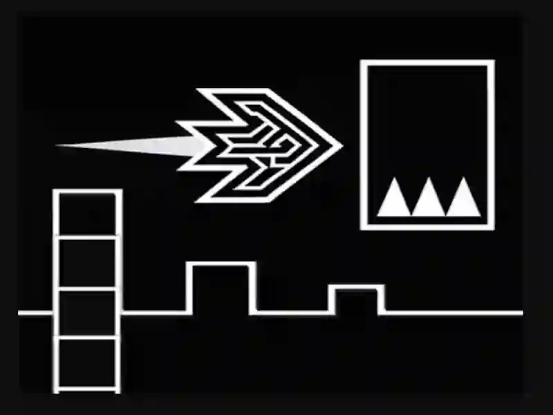Permainan Geometry Flap secara online
