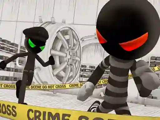 Permainan Stickman City Shooting secara online