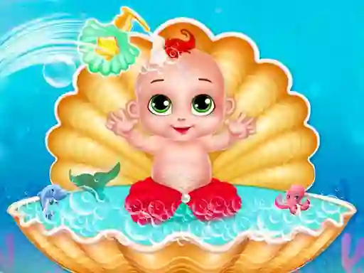 Permainan Mermaid Baby Care secara online