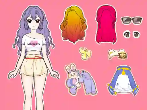 Permainan Dress Up Babi Doll secara online