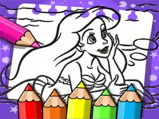 Permainan Ariel The Mermaid Coloring Book secara online