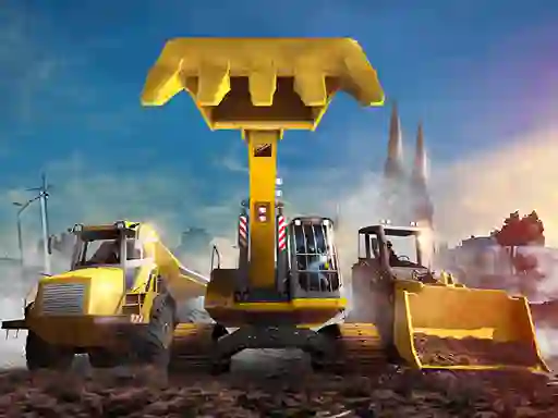Permainan Excavator Simulator 3D secara online