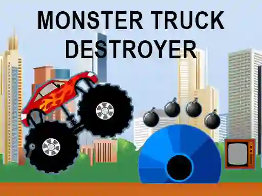 Permainan Monster truck destroyer secara online