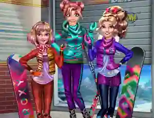 Permainan Princesses Winter Holiday secara online