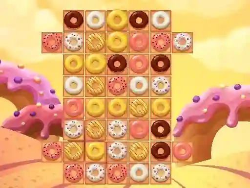 Permainan Donuts Match 3 secara online