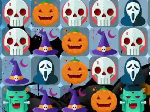 Permainan Scary Halloween Match 3 secara online