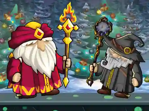 Permainan Wizard Santa Jump secara online