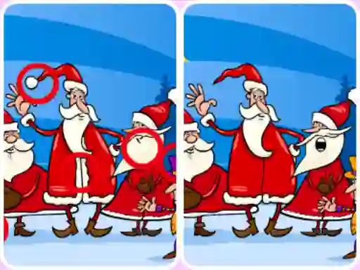 Permainan Christmas Photo Differences-2 secara online