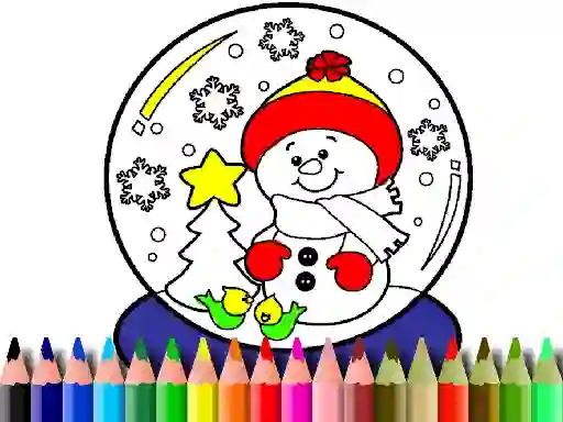 Permainan Back To School: Christmas Coloring Book secara online