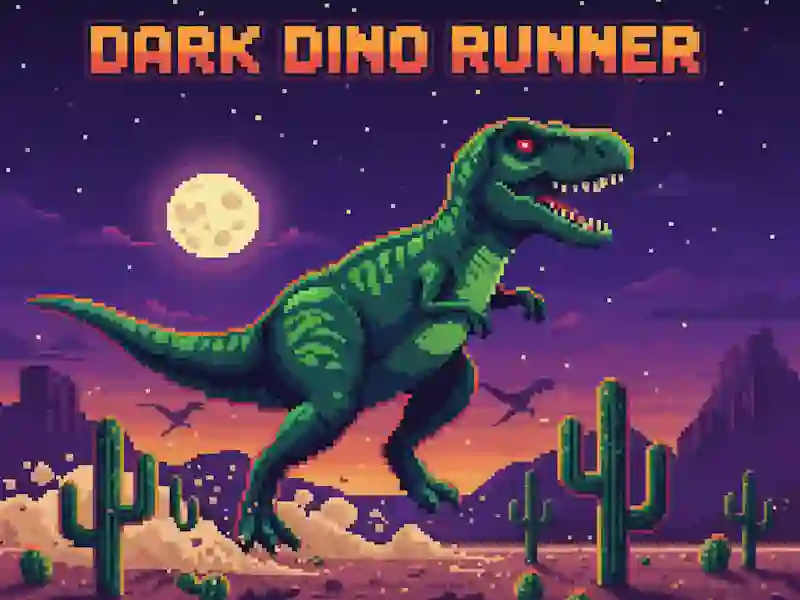 Permainan Dark Dino Runner secara online