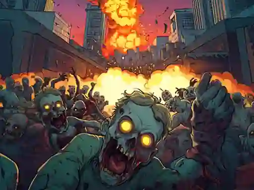 Permainan Zombie Siege.io secara online