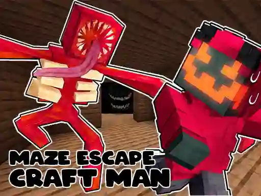 Permainan Maze Escape: Craft Man secara online