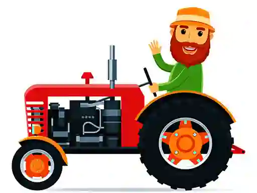 Permainan Cartoon Farm Traktors secara online