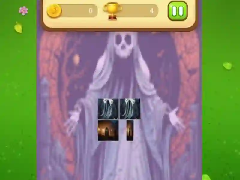 Permainan Ghost Memory Match secara online