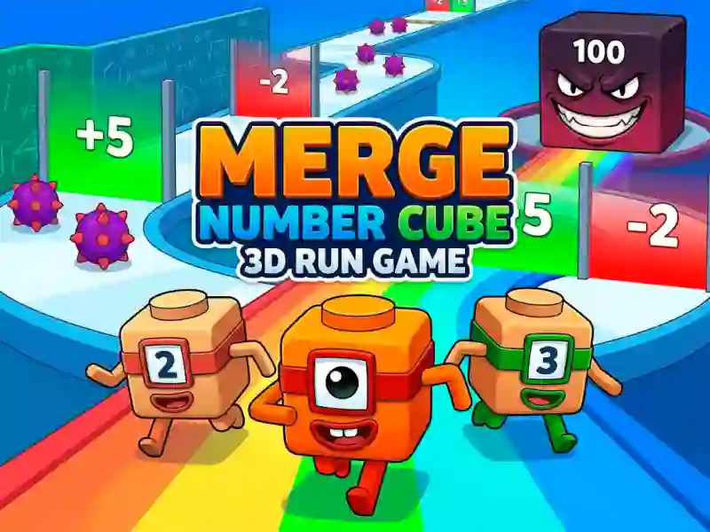 Permainan Merge Number Cube 3d Run Game secara online
