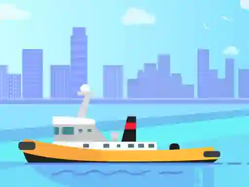 Permainan Big Boats Coloring secara online