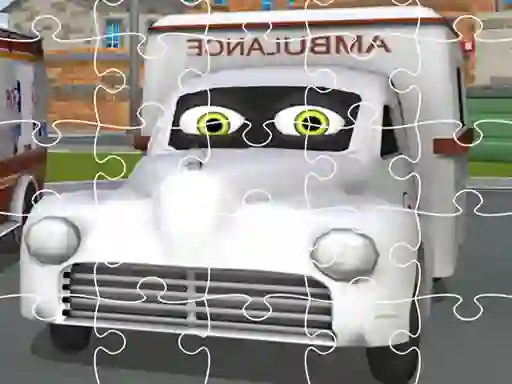 Permainan Ambulance Trucks Jigsaw secara online