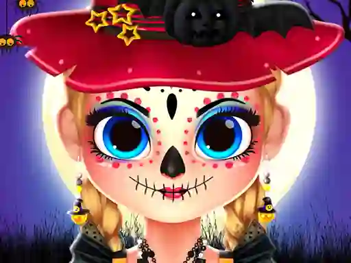 Permainan Little Lily Halloween Prep secara online
