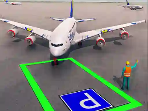 Permainan Air Plane Parking 3d secara online