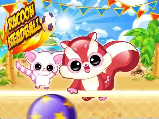Permainan Racoon Headball secara online