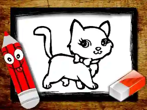 Permainan Back to School: Animals Coloring Book secara online