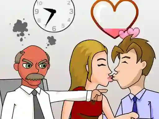Permainan Secret Office Kissing secara online