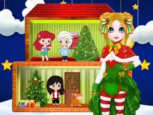 Permainan Christmas Puppet Princess House secara online