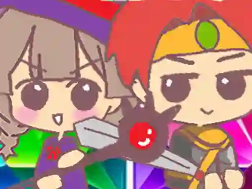 Permainan 3 match puzzle battle secara online