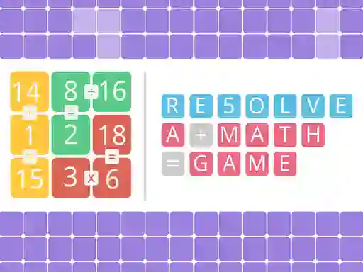 Permainan Resolve a math game secara online