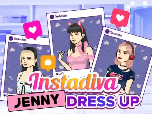 Permainan Instadiva Jenny Dress Up secara online