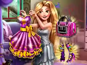 Permainan Find Rapunzel's Ball Outfit secara online