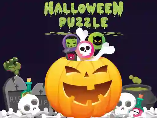 Permainan Halloween Puzzle secara online