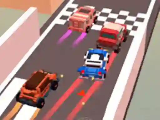 Permainan Crazy Racing 2 Player secara online