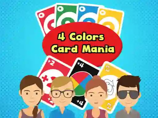 Permainan 4 Colors Card Mania secara online
