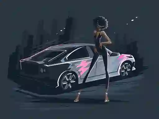 Permainan Old and New Cars Coloring secara online