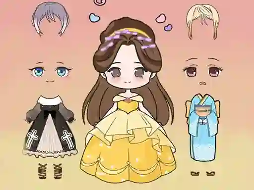 Permainan Vivi Doll Dress Up secara online