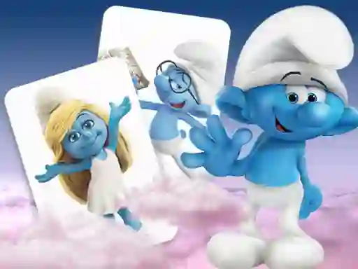 Permainan Smurfs memory card Match secara online