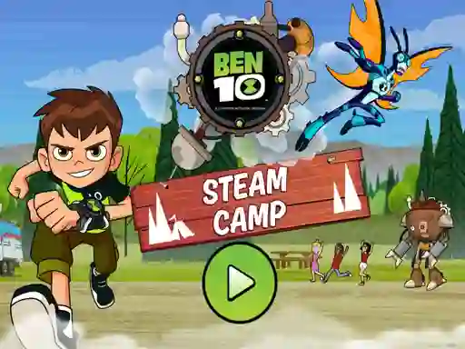 Permainan Ben 10 Steam Camp secara online