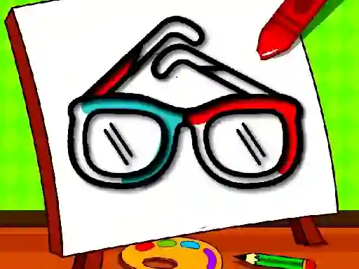 Permainan Easy Kids Coloring Glasses secara online